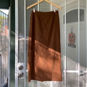 SOLD ⭐️ 90s camel maxi skirt